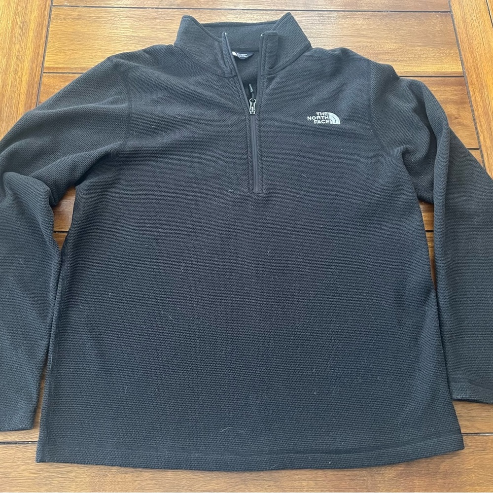 The North Face Black Half-Zip Fleece Pullover